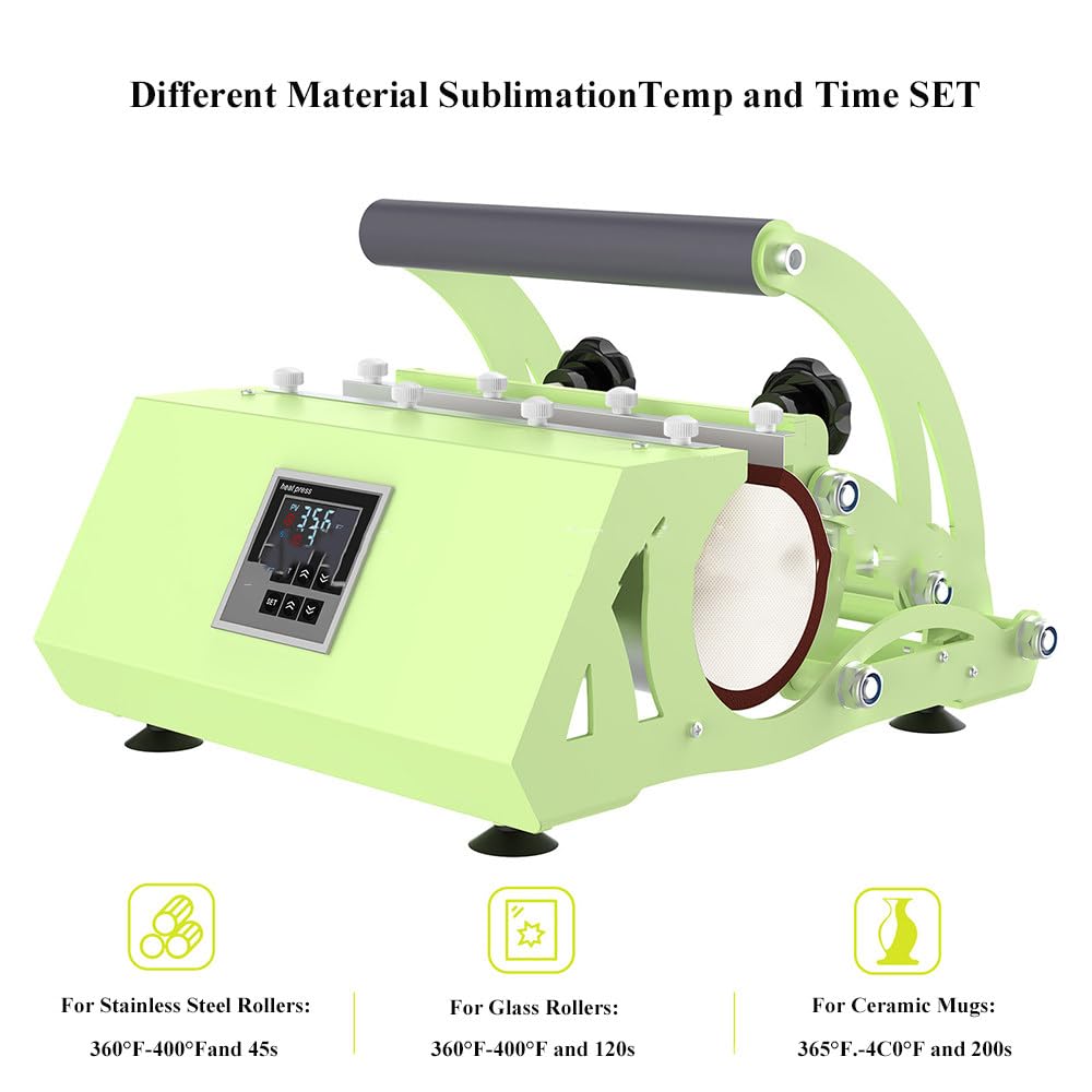 Prensa Térmica Para Vasos,Prensa Térmica Automática Para Tazas De 110V,Para Tazas Rectas De Sublimación De 11 A 30Oz,Prensa De Transferencia Térmica Con Temperatura Y Temporizador
