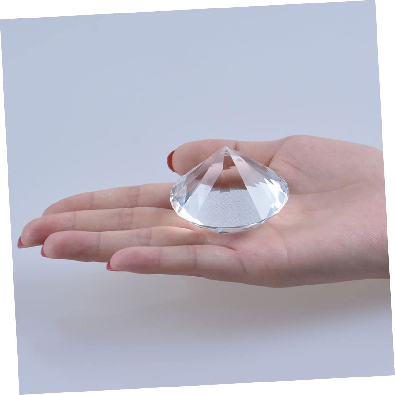 Kisangel Adorno de Diamante Falso de Cristal 4 Piezas para Manicura
