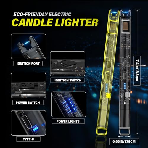Encendedores eléctricos recargables pack 2 miniatura 3