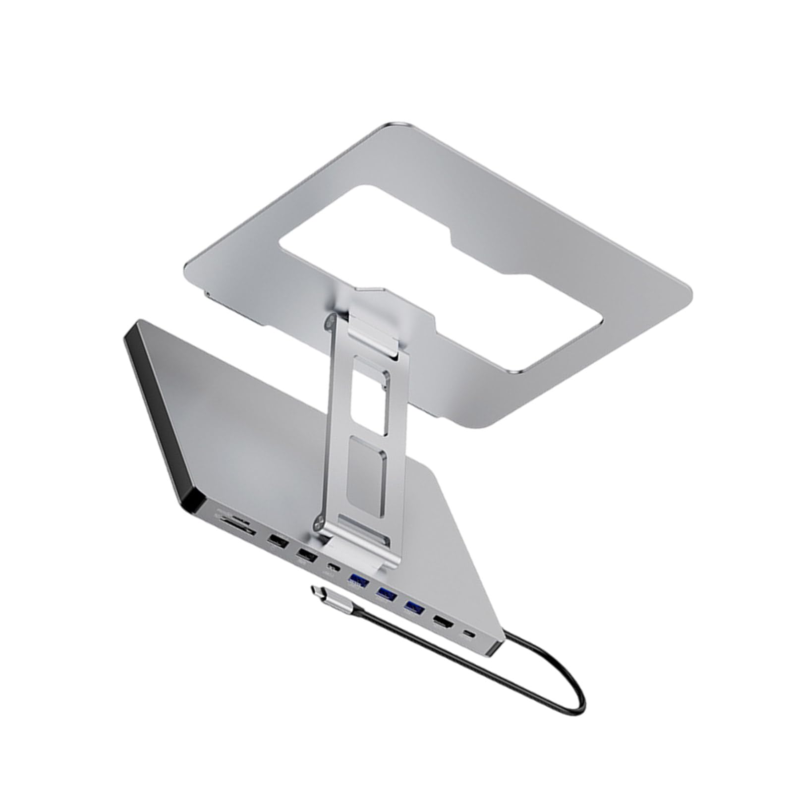Docking station per laptop con 10 porte 3USB3.0 PD100W 4K60hz Output Notebook Holder per viaggiatori d'affari studente accessorio per laptop