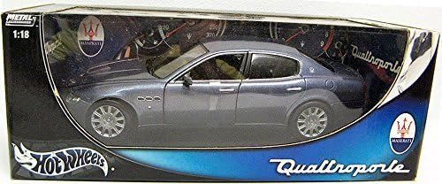Hot Wheels 1/18 Scale Diecast - B7003 Maserati Quattroporte Metallic Blue