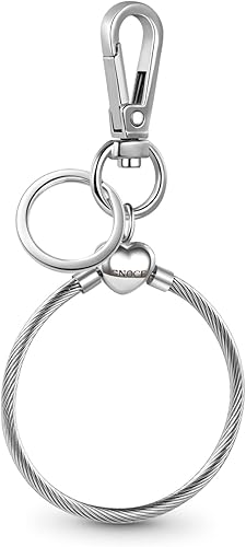 GNOCE Versátil soporte y llavero de acero inoxidable, pulsera de regalo para mujeres y esposas