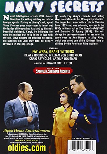 Navy Secrets DVD Edición Original 1939 de Colección Importada USA 3