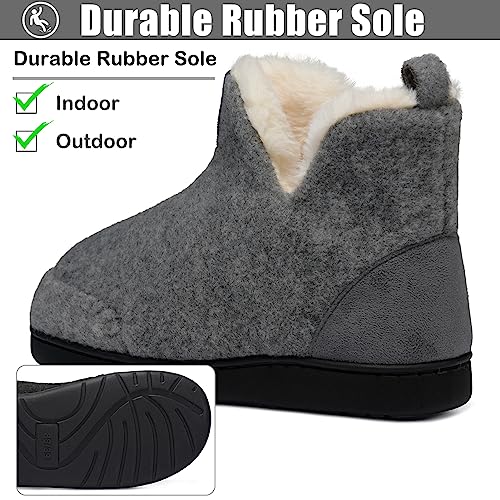 Chaussons d'hiver en mousse premium avec doublure peluche douce - 4