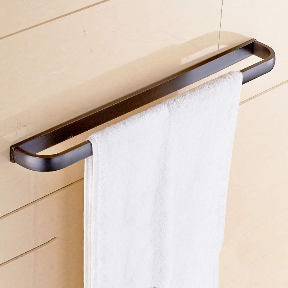Porte-serviettes rétro chic en or 60cm pour sécher vos draps de bain avec style