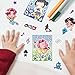 32Pcs Demon Hunters Stickers, Korean Idol DIY Dress-Up Stickers, Waterproof Vinyl Stickers for Laptop Phone Skateboard Water Bottle, Cute Korean Fashion Gift for Kpop Fans
