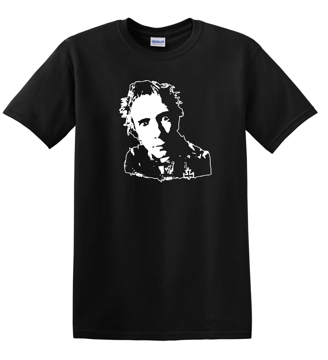 Johnny Rotten PiL Punk Che Guevara Style John Lydon Heavy Cotton t-Shirt Black