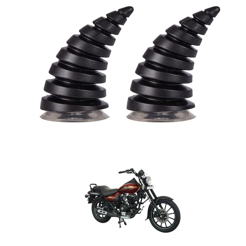 LOVMOTO 2 Pcs Helmet Devil Horns with Suction Cups - Motorcycle Helmet Devil Horn Decoration Car Roof Ornament 3D Car Hood Stickers Bike Ski Motorcycle Comfortable with Av-en-ger 150 str-EET-image-15