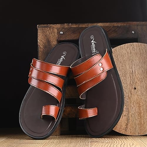 Vellinto PERCY Ethnic Slippers For Men ll Thong Sandals For Men ll Ethnic Chappal For Men