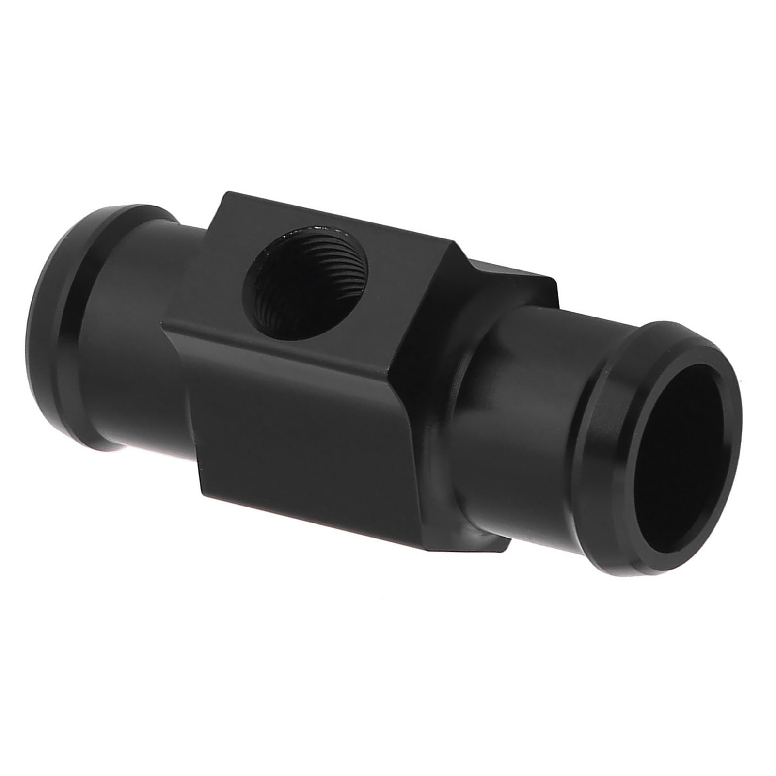 Akozon Adaptador de Temperatura del Agua para Motocicleta, Medidor de Sensor de Manguera de Tubo de Junta, para Motocicletas Universales, Aleación de Aluminio, Negro (22MM)