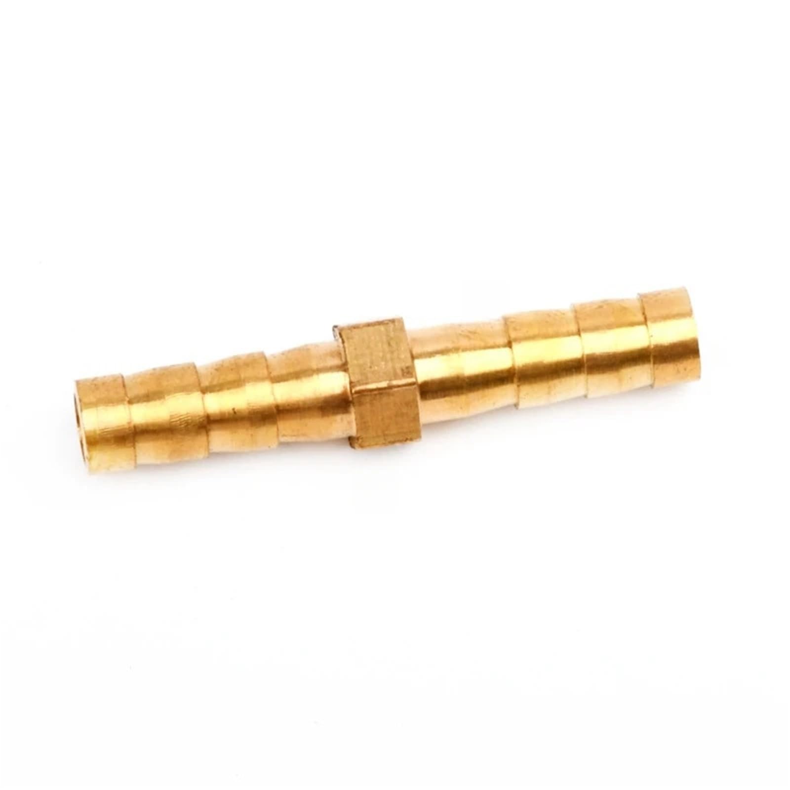 Raccord Tuyau D'arrosage Laiton Raccords de tuyaux en laiton, connecteurs droits diamètre égal, Joints d'eau d'irrigation jardin, barbe pagode(16X16mm,5 Pieces)