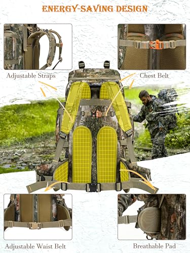 NEW VIEW 60L Hunting Backpack