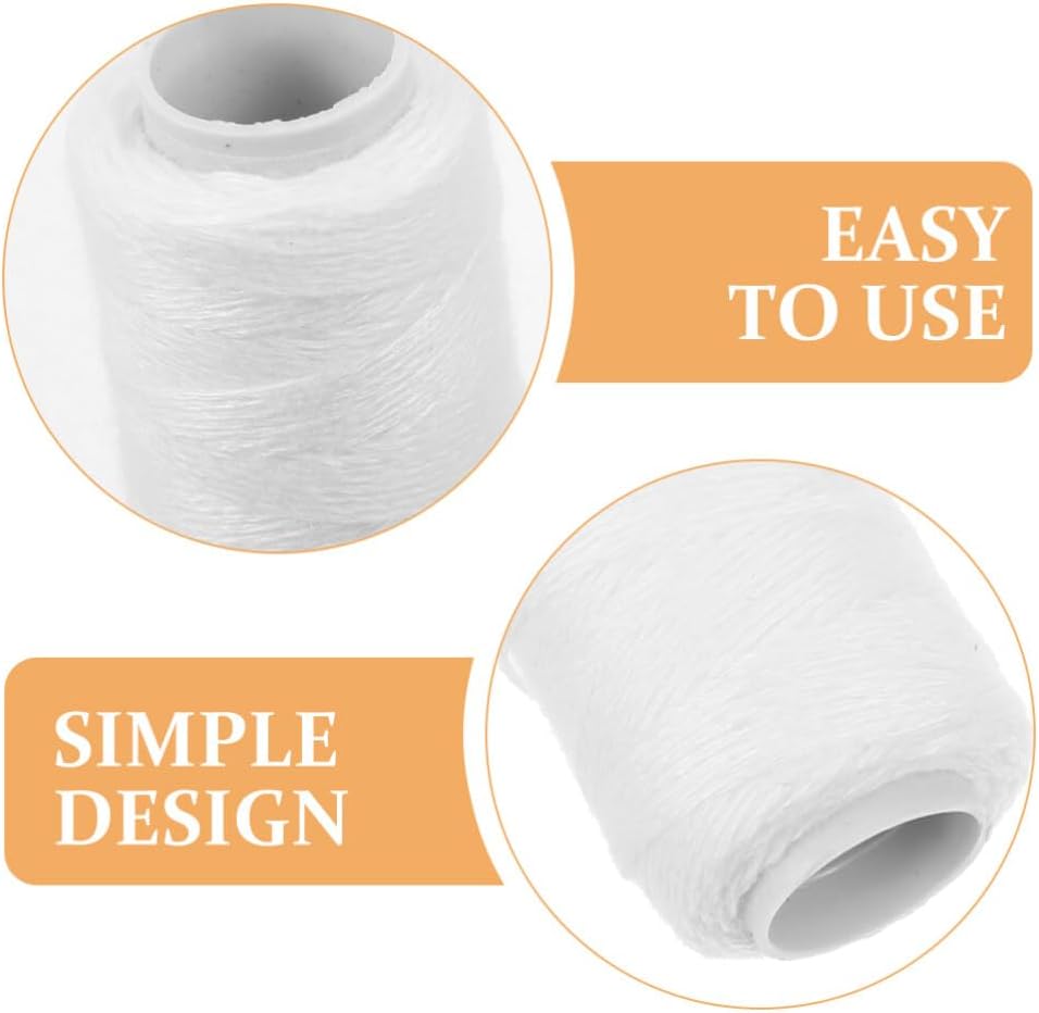 NOLITOY Facial Thread, 5 Rolls Eyebrow Thread Face Threading Thread Makeup Facial Dermaplaning Hair Removal Epilator Tool Replacement Cotton Thread