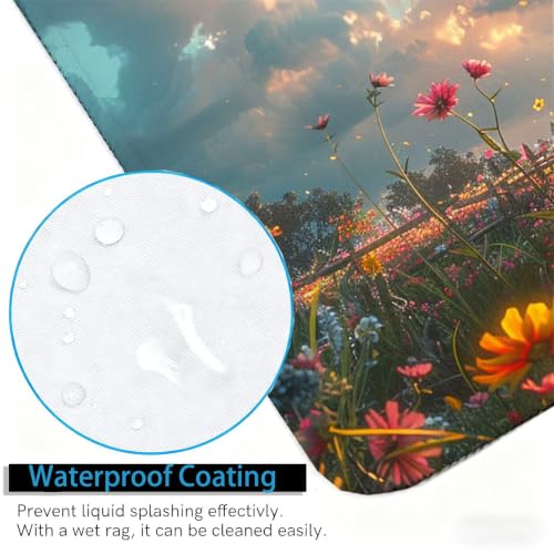 Tapis de souris paysage XL 1200x600mm imperméable pour bureau - 5