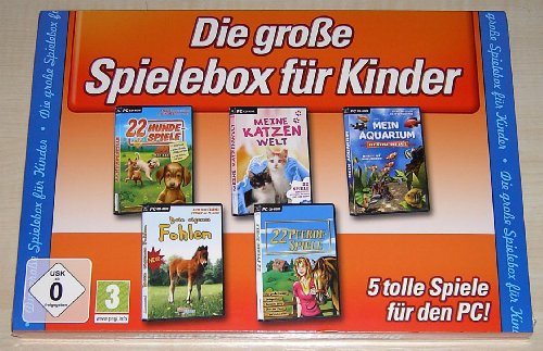 Die große Kinderspiele-Box (22 Hundespiele / Meine Katzenwelt / Mein...