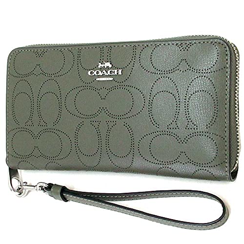 Coach Akkordeanische Handy-Geldbörse mit Reißverschluss, Sv/Surplus