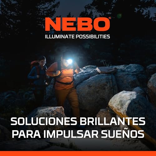 Luz frontal recargable NEBO Transcend 1500 para trabajar con las manos libres en el taller 7