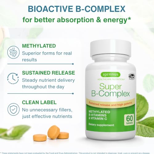 Igennus Healthcare Nutrition 169 Folate And B12 Supplement