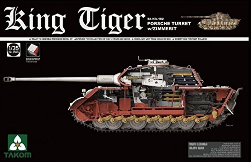 King Tiger ABT.505 Zimmerit évitez le mastic avec la maquette Takom 2046S au 1:35
