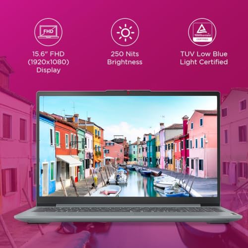 Image of Lenovo IdeaPad Slim 3 Ryzen 3 30 15.6 inch (39.6cm) FHD Thin and Light Laptop (8GB RAM /512GB SSD /AMD Radeon 610M Graphics /Windows 11 /Office 2024 /Grey /1.6Kg), 82XQ01VYIN