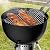 Charkettle Stainless Steel Hinged Cooking Grate with Handles, Compatible with Weber 22" Kettle Charcoal Grills, 21.5" in Diameter