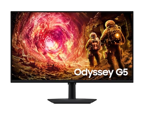 مانیتور بازی SAMSUNG ODYSSEY G50D، IPS FLAT، QHD، 180HZ، 1MS، IPS PANEL، HDR10، FreeSYNC (27 اینچ)