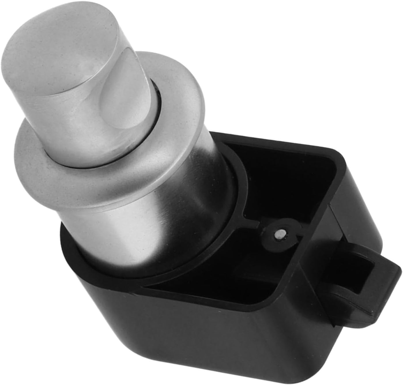 Convenient Push Button Lock for Furniture Security Solution for Cabinets in For Caravans and Motorhomes (Silver)