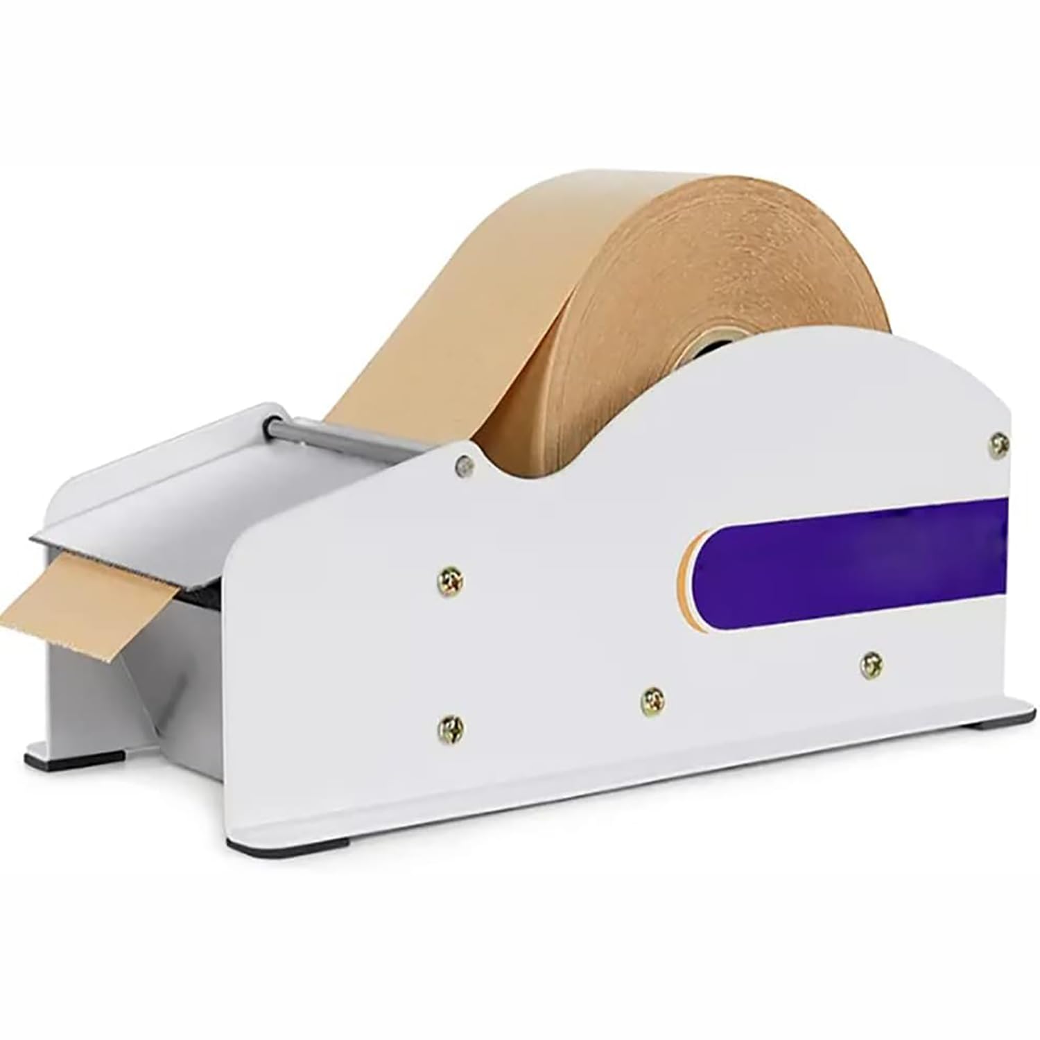 SICWEDIM Water-Activated Tape Dispenser, Manual Width-Adjustable Stainless Steel for Shipping Box Sealing, Durable Kraft Gum Tape Dispenser for Easy Packaging