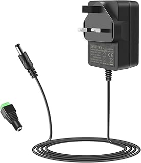 SHNITPWR 24V Power Supply 1A 24W 24V DC Adapter 240V AC to DC 24 Volt 1000mA 650mA 500mA Transformer Converter 5.5x2.5mm Tip 1.2m Power Cord for LED Strip IP Camera Essential Oil Diffuser Humidifier