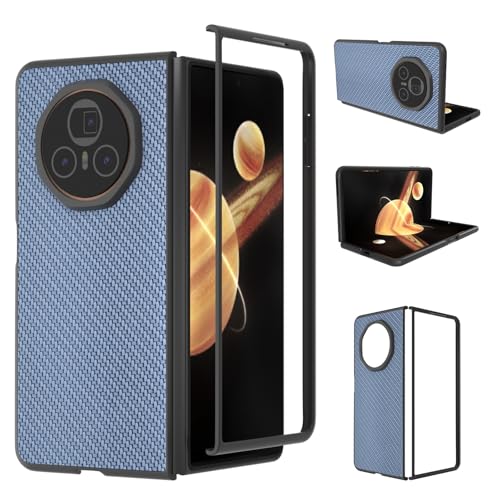 Honor Magic V3 ���U�[�P�[�X�Ή� ���C�����X�[�d �n�[�h�o�b�N�J�o�[ �ی�d�b�P�[�X �X�����܂肽���݃P�[�X �����h�~�J�o�[ Honor Magic V3 �Ή�(Light blue)