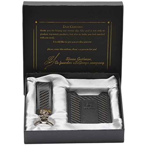 Carbon Fiber Wallet - Money Clip Magnetic Wallet RFID with Credit Card Holder