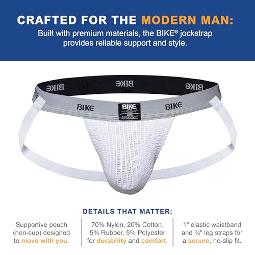 Athletic Swimmer Jockstrap | Lightweight Moisture-Wicking Pouch | Slim 1-Inch Low Rise Elastic Waistband4