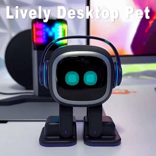 EMOPET AI Desk Robot Companion - ChatGPT Enabled with Voice Commands & Dance Feature, Interactive Robot Pet with Personality, Comes with Charging Home Station - Image 4