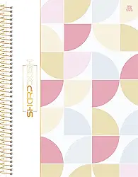 Kit de Caderno, 01 Matéria, Capa Dura, Sharpdash Feminino com App Digital, 80 Folhas, Animativa, Pacote com 4 Unidades