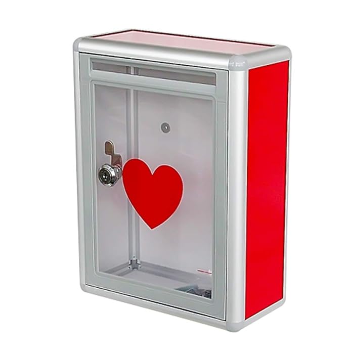Buy Small Blank Transparent Donation Box Love Box Donation Box