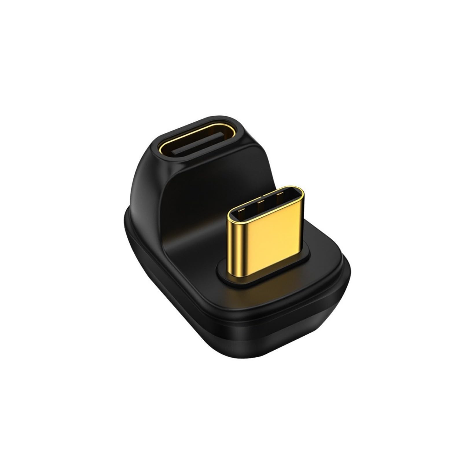 180 Degree Type C Male to Female Adapter Charging Connector with 100W Quick and 40Gbps Data Transfer Function Gaming Adapter