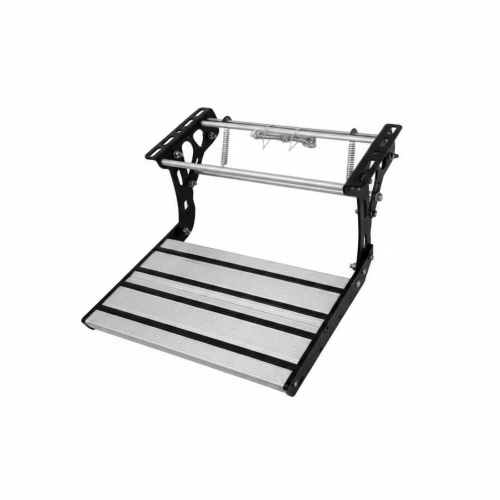 Peldaño Eléctrico Plegable Alta Resistencia Escalón Plegable con LED Resistente Al Agua Escalón de Aluminio con Luz