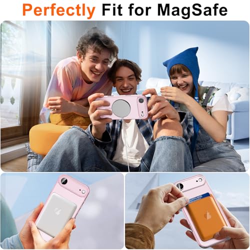 Image of for iPhone Air Case with Privacy Screen Protector, Pink
