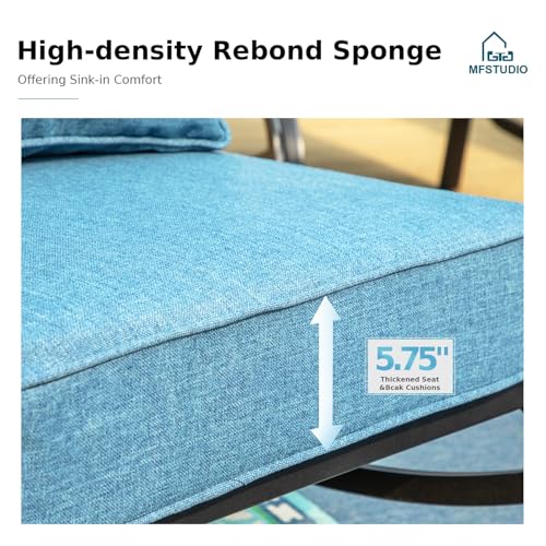 MFSTUDIO-5-Pieces-Patio-Conversation-Sets-7-Seats-Metal-Patio-Furniture-Sets-with-1-x-3-Seat-Sofa-2-x-Sofa-Chairs-2-x-Ottoman-All-Weather-Steel-Patio-Sets-with-575inch-Navy-Cushion-for-Garden