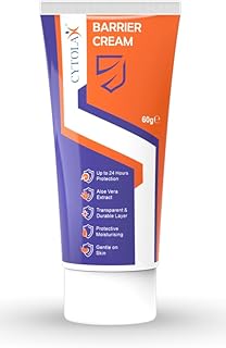 Cytolax Barrier Cream 60g | Transparent Durable 24hr protection | Prevents Skin Irritation & Sores | Repairs Damaged Skin | with Shea Butter & Aloe Vera extracts (60g - Pack of 1)