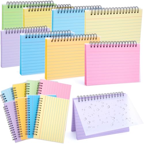 Koogel 400PCS Index Cards, 4x6 Large Index Cards with Key