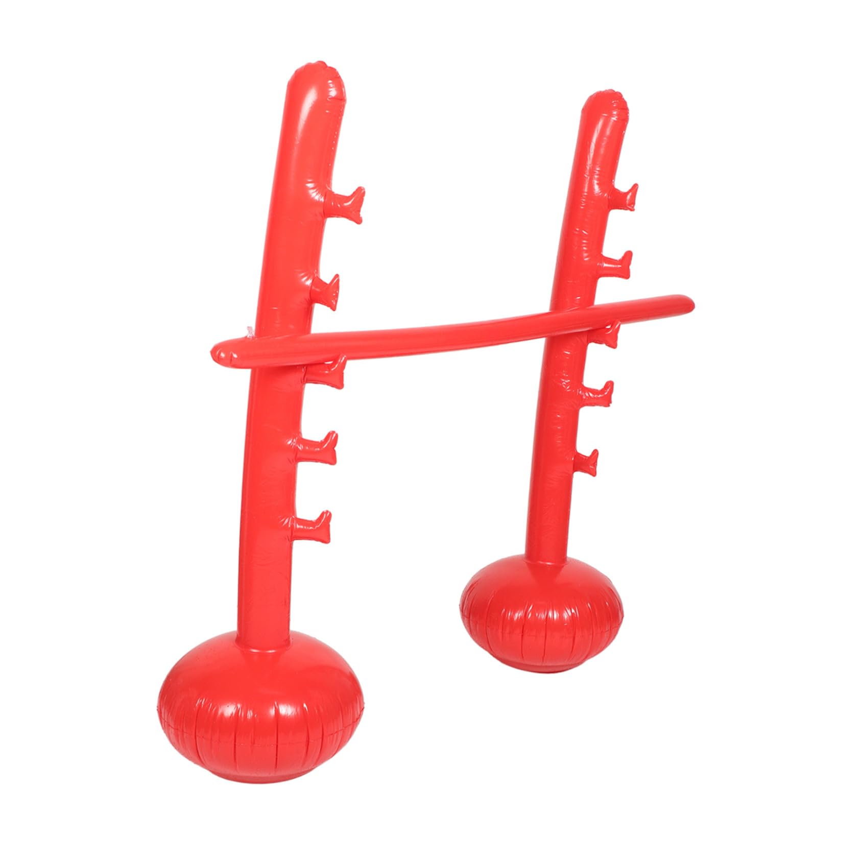Poste de Salto Inflable Rojo de Plástico para Fiestas y Actividades