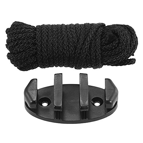 Acessórios para caiaque, Andoer 21 PCS Kit de carrinho de âncora para canoas caiaque Zig Zag Cleat R