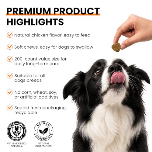 29 in 1 Dog Vitamins and Supplements 200 Ct Advanced Dog Multivitamin Chews - Image 5
