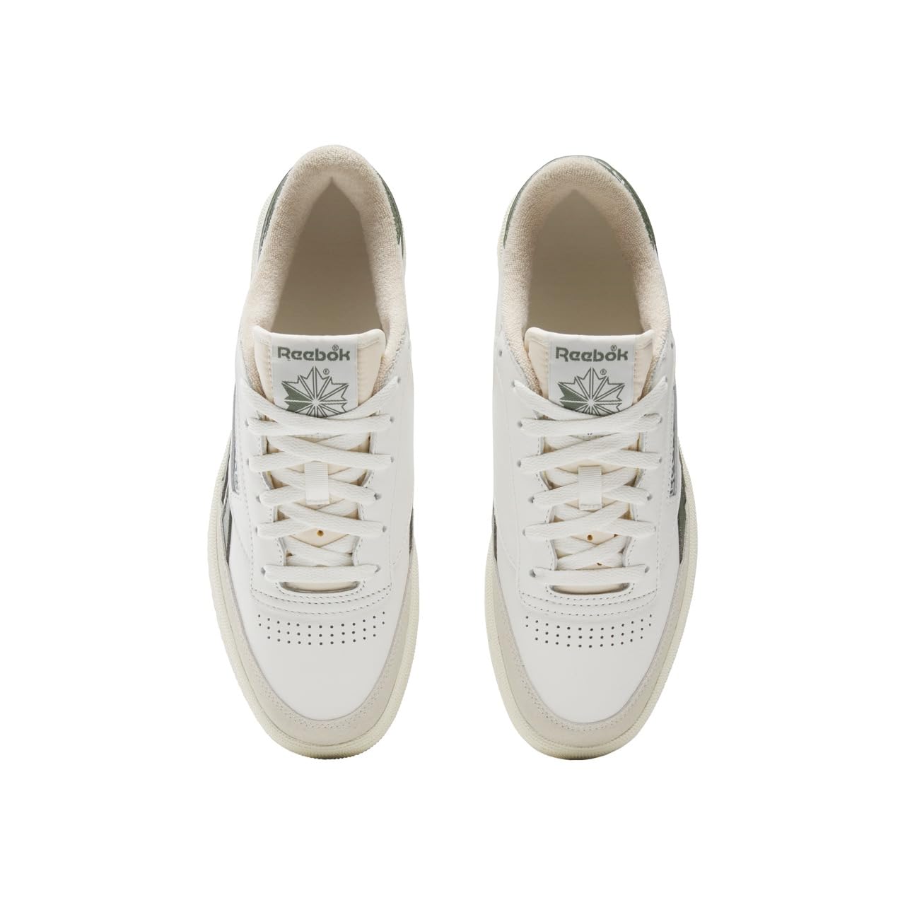 Reebok Tenis Vintage Club C Revenge Unisex para Adultos, Tiza/Verde Breakaway/Bronceado, 13 Women/11.5 Men