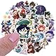 100Pcs Genshin Impact Game Aufkleber, Vinyl wasserdichte Aufkleber für Laptop, Stoßstange, Skateboard, Wasserflaschen, Computer, Telefon, Cooles für Jugendliche, Kinder, Erwachsene