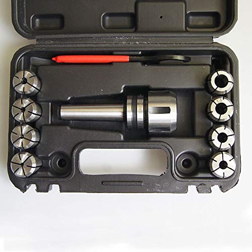 KATSU MT3 Primavera Collet Set 8 Pezzi 4-16 mm Precisione Pinza a Molla Mandrino di Adattatore di Prolunga per Macchina per Incidere CNC e Tornio di Fresatura 11023032