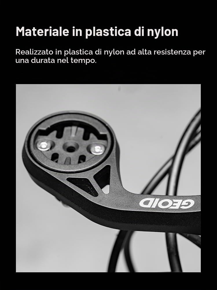 GEOID Supporto Computer da Bici Montatura Anteriore Compatibile Garmin Wahoo Bryton Magene Cycplus CooSpo XOSS GoPro