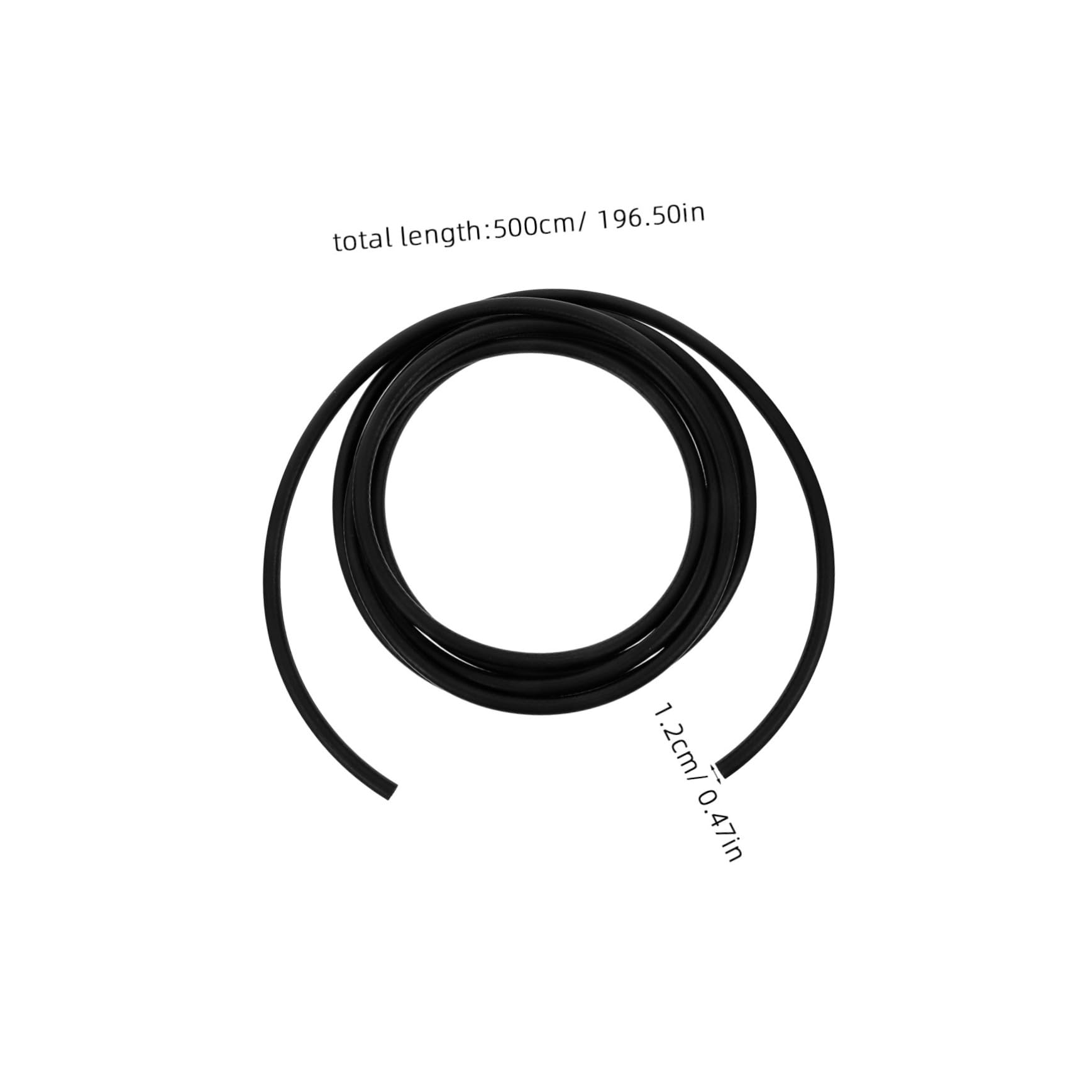 Cabilock Line Hose Motorcycle Line Accessory Hose 5m Nitrile Rubber Low Pressure Lightweight Design