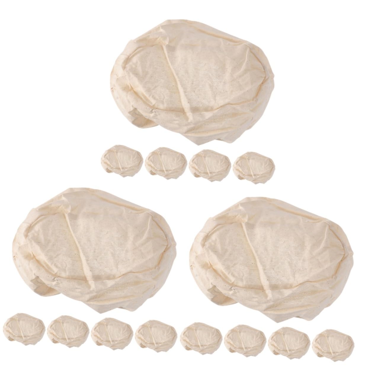 MAGICLULU 15piezas Cubre Cestas De Fermentación De Pan Para Cesta De Masa Para Cocina Mantén La Forma Masa Al Hornear